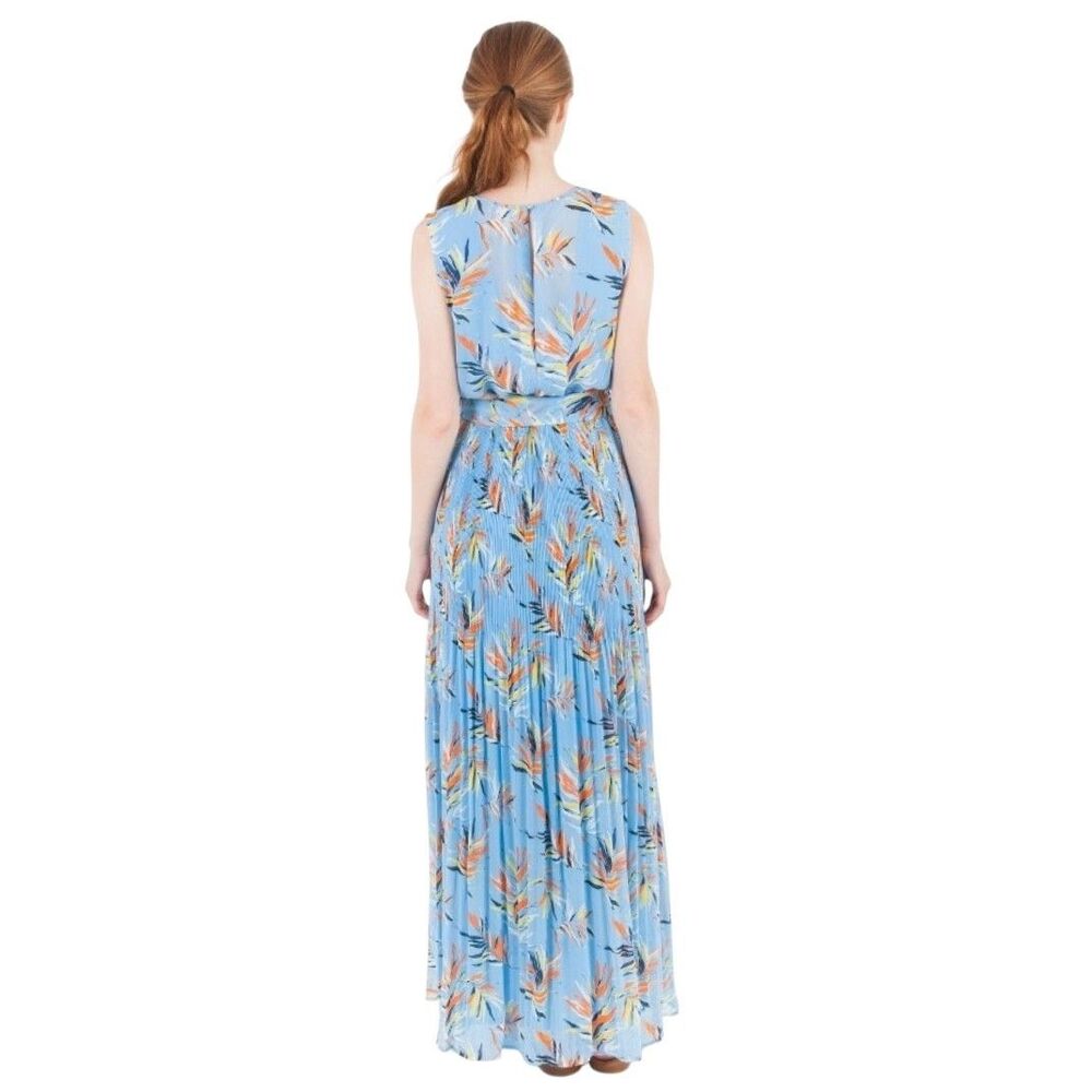 Pepe Jeans London Women's XS Maxi dress BELINDA PL952107 0AA MULTI Blue - Picture 7 of 13